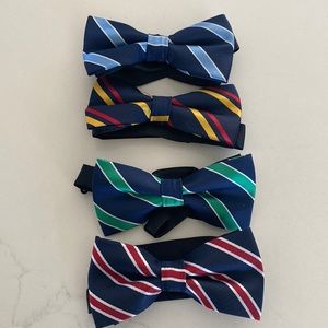 3/$20 Set of (4) pre-tied bow ties new/unused